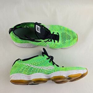Nike Shoes Womens 9 Sneakers Flyknit Zoom Agility Volt Green Glow Lightweight